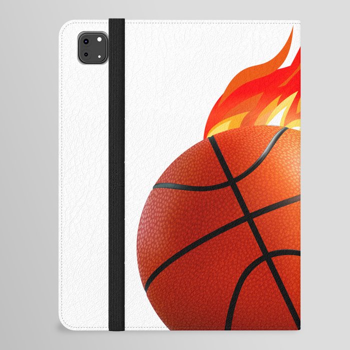 Basketball - On Fire iPad Folio Case