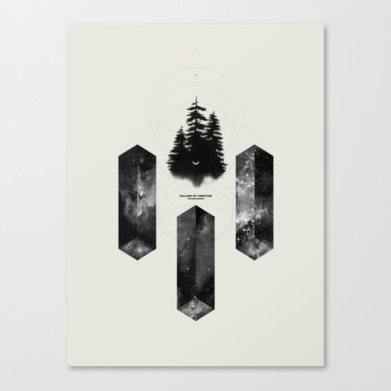 PILLARS OF CREATION Canvas Print