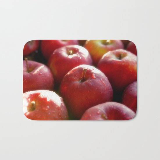 Sweet red Apple Bath Mat