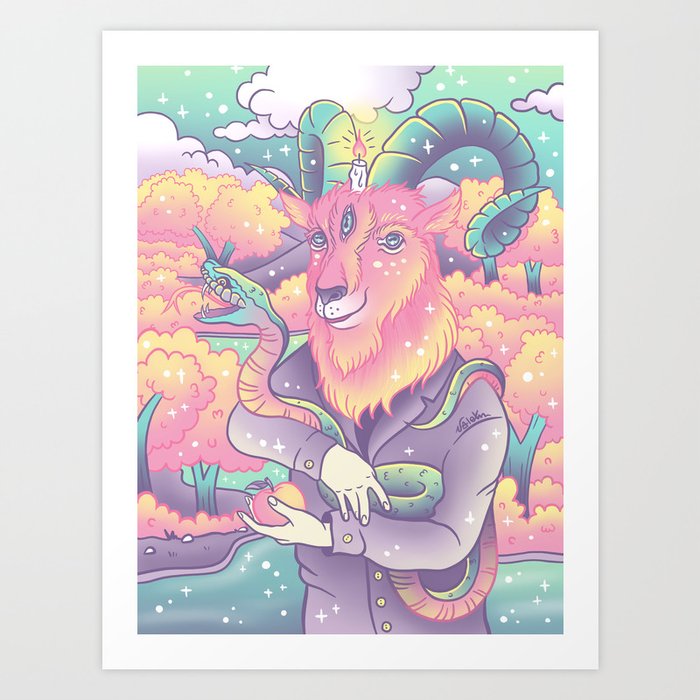 Live Deliciously! Art Print