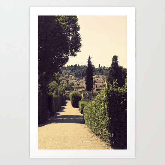 Boboli Gardens Art Print
