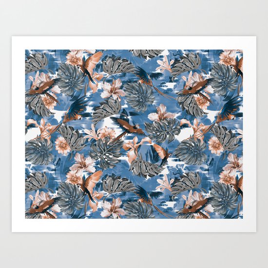 Tropical Pattern Art Print