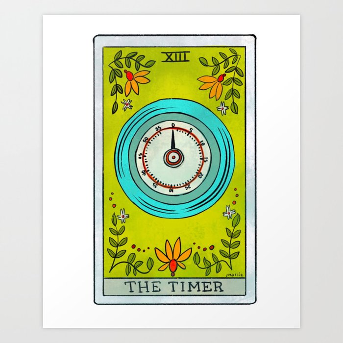 The Timer | Baker’s Tarot Art Print