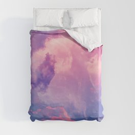 DREAMER Pastel Clouds Duvet Cover