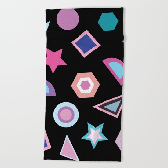 Geometric Pattern V Beach Towel