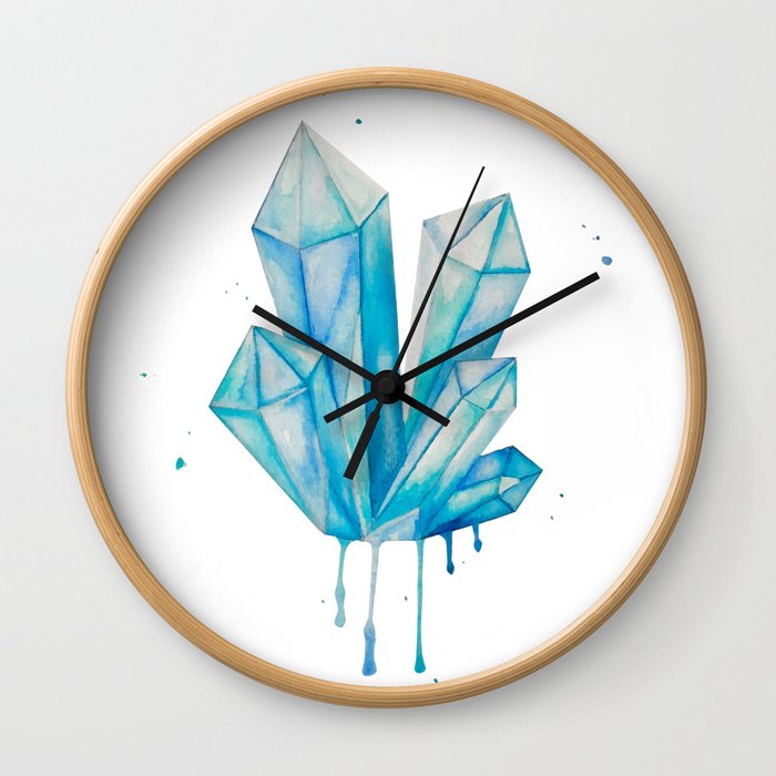 Aquamarine Wall Clock