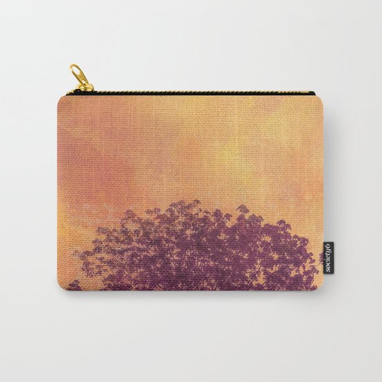 Red Violet Lone Tree and Fall Sunlight Carry-All Pouch