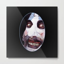 Captain Spaulding Metal Print | Creepy, Scary, Spaulding, Evil, People, Spooky, Halloween, Movies & TV, Evilclown, Painting 