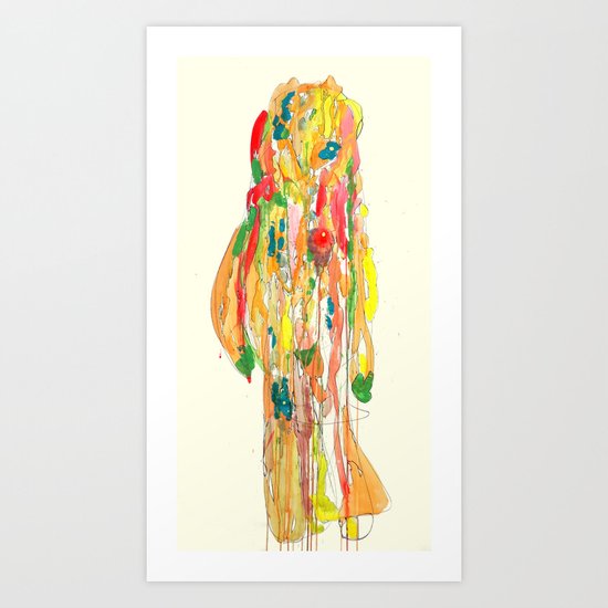 un corps comme continent Art Print