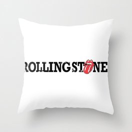 the roll sixty stone Throw Pillow