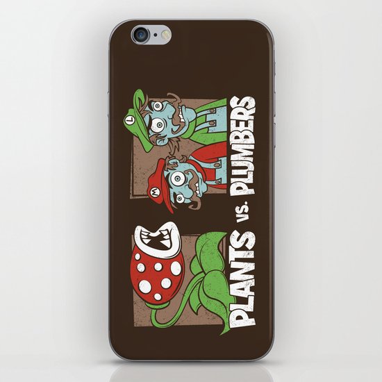 Plants Vs Plumbers iPhone & iPod Skin