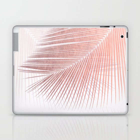Palm leaf synchronicity - rose gold Laptop & iPad Skin