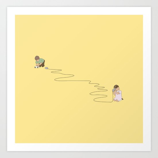 Young Love Art Print