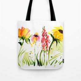 flower field Tote Bag