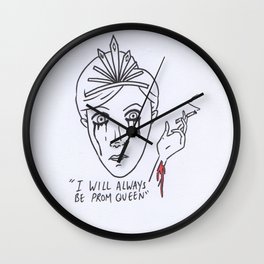 The prom queen Wall Clock
