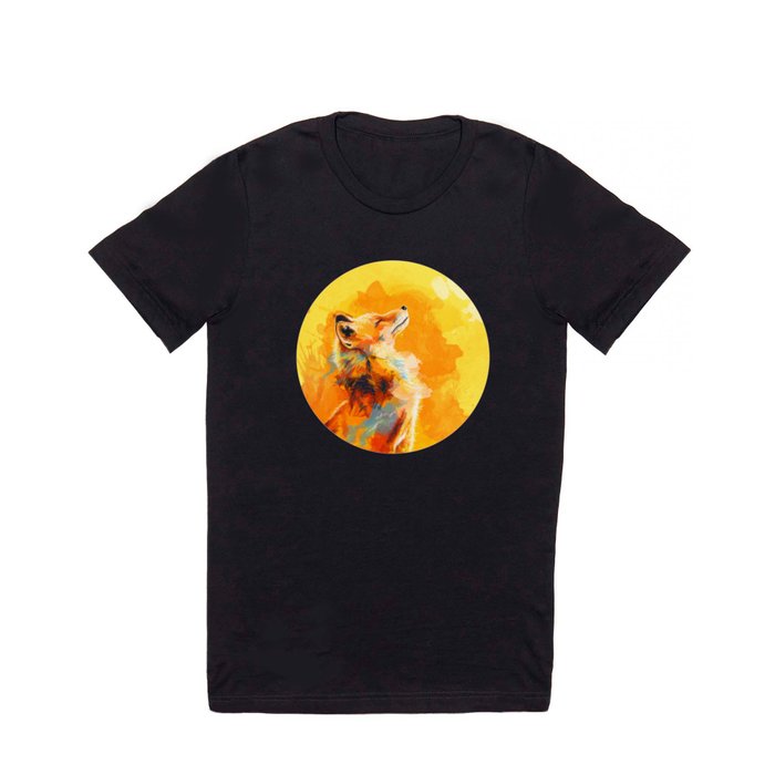 Blissful Light - Fox portrait T Shirt