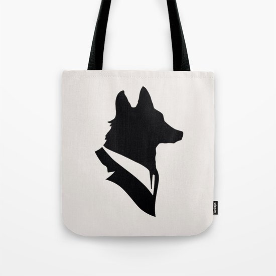 Monsieur Renard / Mr Fox - Animal Silhouette Tote Bag