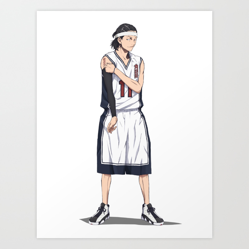Kenji Tobi Natsume Ahiru No Sora Sky Of The Duck Basketball Anime Manga Art Print By Yuiwear4you Society6