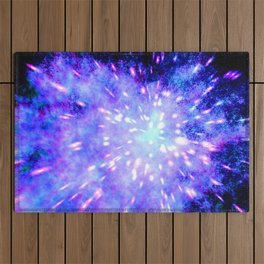 Smoke Cloud With Lights Outdoor Rug