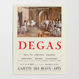 Degas Exhibition Poster Poster