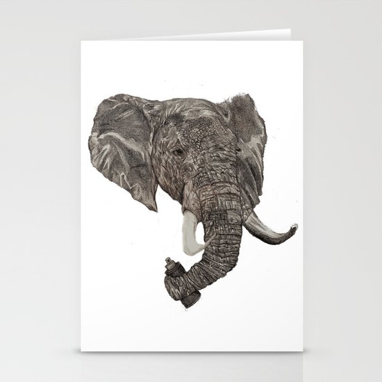 Street Elephant Stationery Cards