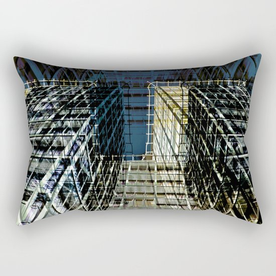 Urban Berlin Facade Rectangular Pillow