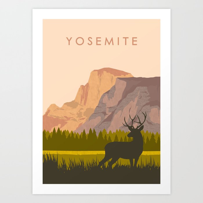 Yosemite Park Art Print