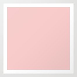 Rose Quartz Simple Modern Collection Art Print