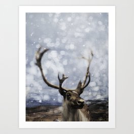 Buck Off Art Print | Animal, Landscape, Nature, Photo 