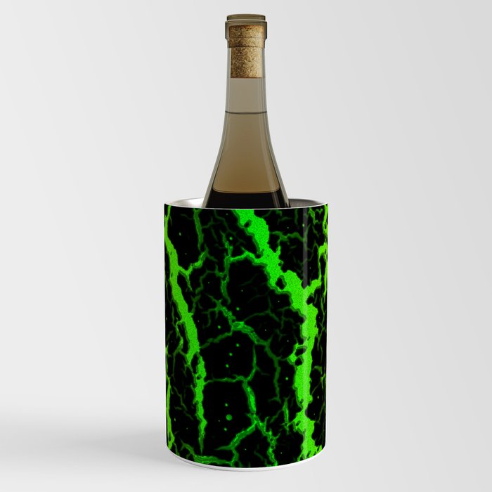 Cracked Space Lava - Lime/Green Wine Chiller