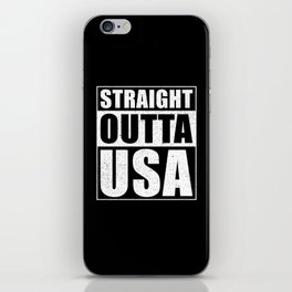 Straight Outta USA iPhone Skin