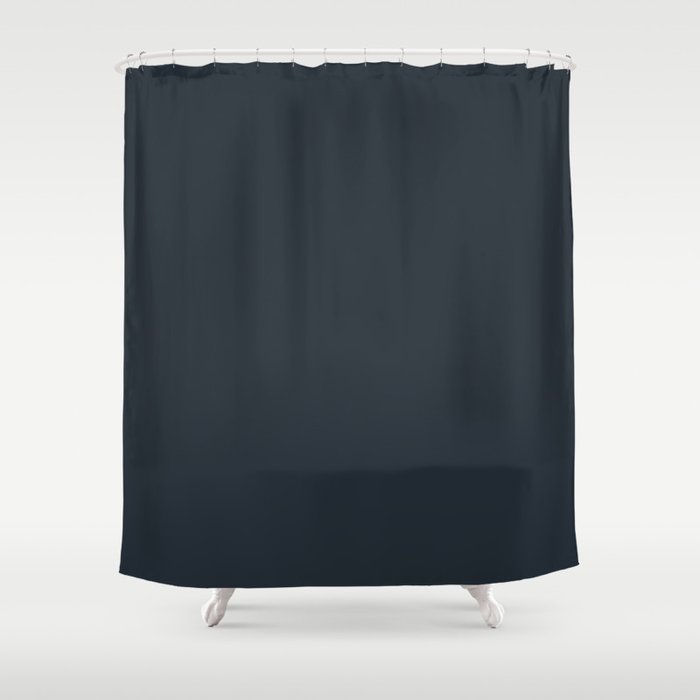 Hex Grey Shower Curtain