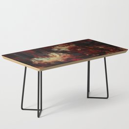 Abstract dark warm impressionism Coffee Table