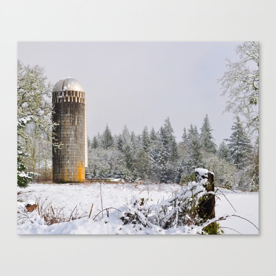 Remnants of a Simpler Time - The Silo Canvas Print