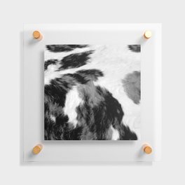 Black and White Southwest Primitive Animal Print Floating Acrylic Print