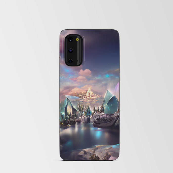 Abstract Crystal World | Hi-Res Digital Art Android Card Case