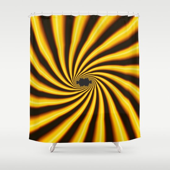 Twisted Sunshine Shower Curtain
