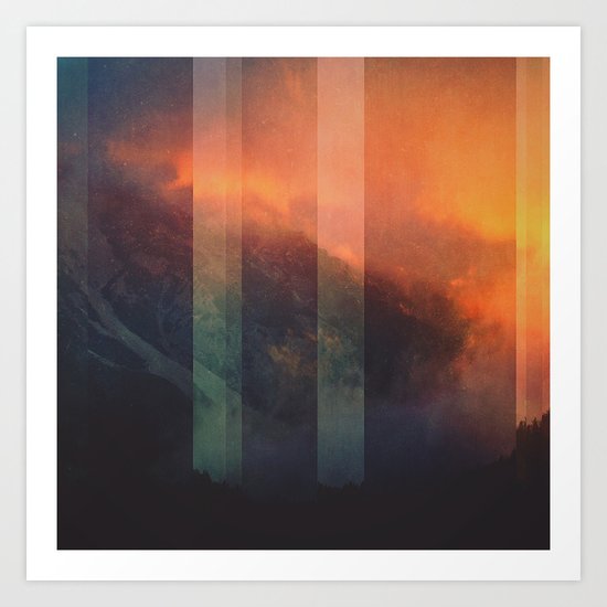 Fractions A98 Art Print