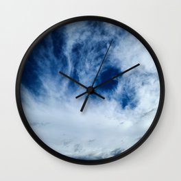 Afternoon Cloudscape Wall Clock
