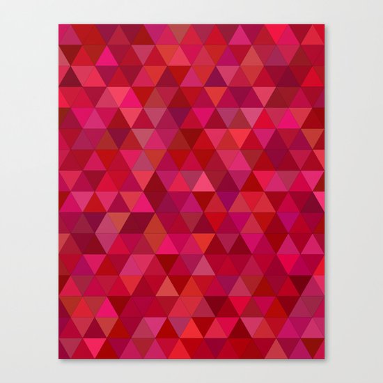 Bloody triangles Canvas Print