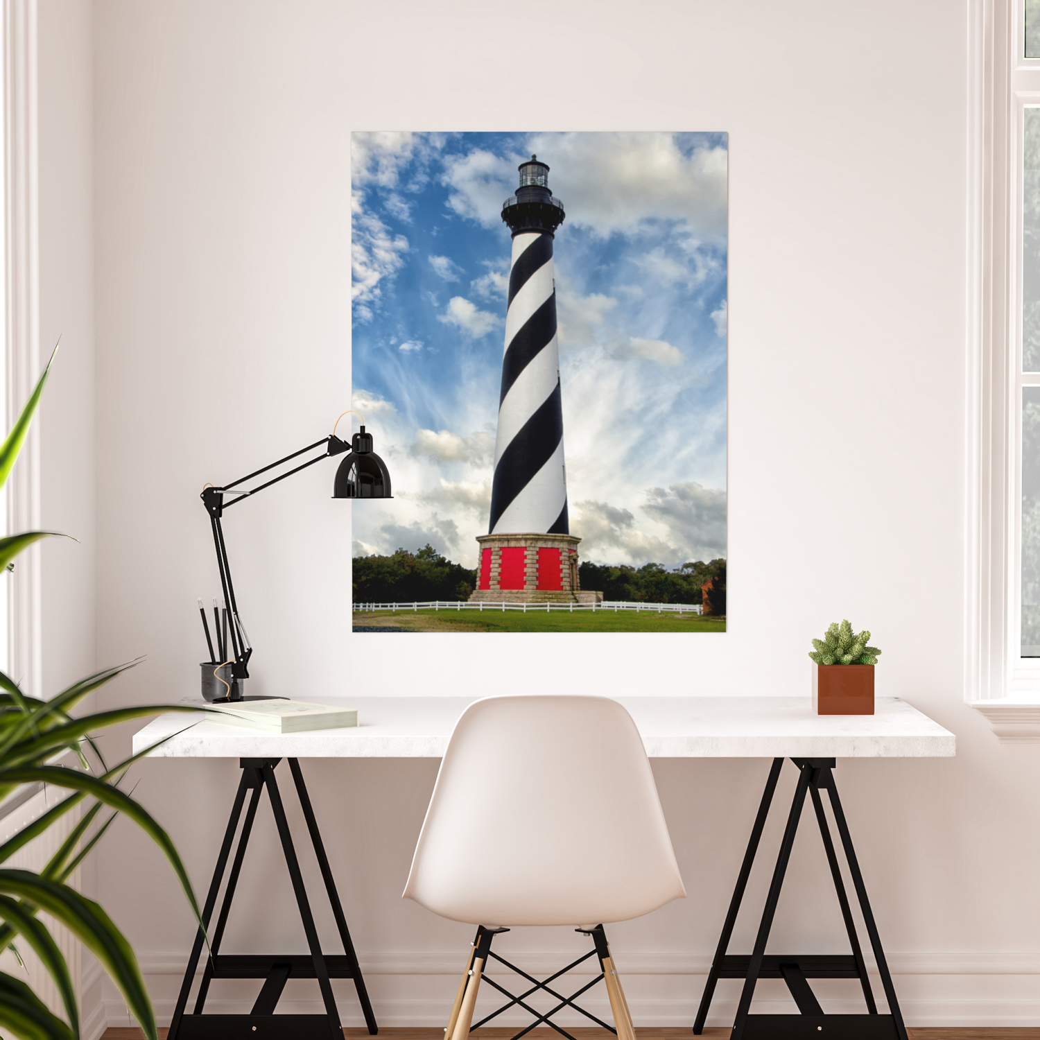 Cape Hatteras Lighthouse Coastal Landscape Photograph Poster By Pi Photography Landscape Nature Coastal Society6
