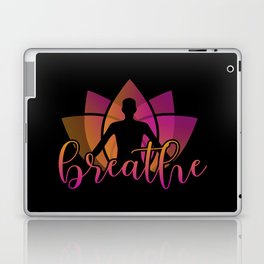 Meditation breathing spiritual awakening aura Laptop Skin