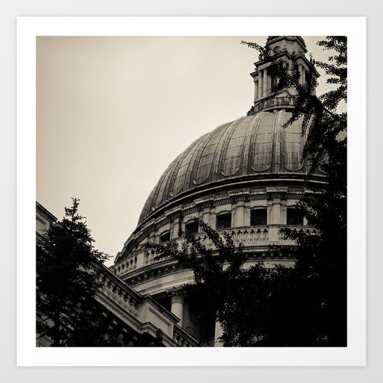 St Paul's Cathedral. Art Print