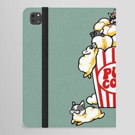 Popcorn Frenchie iPad Folio Case