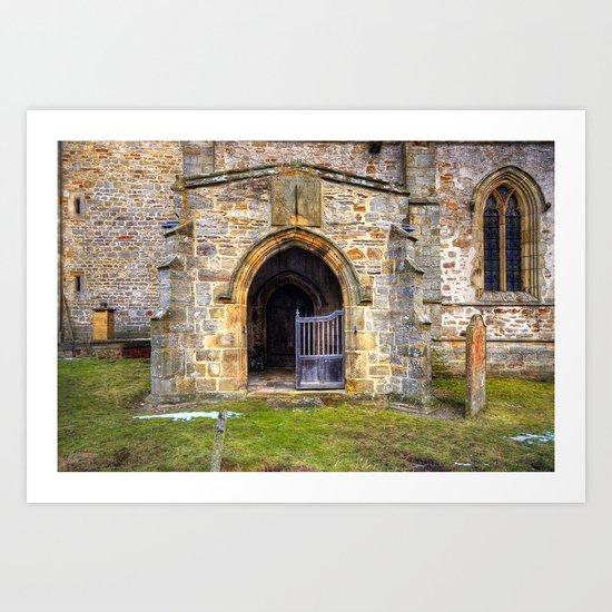 Holy Trinity Church, Wensley Art Print