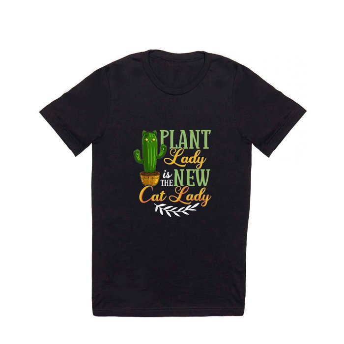 Catcus Cactus Cat Succulent Plant Kitten Flower T Shirt