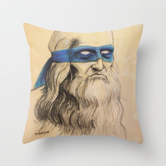 Leo TMNT Throw Pillow