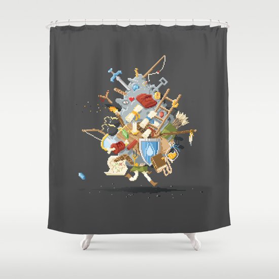 It's Dangerous to go alone, Take This. Shower Curtain