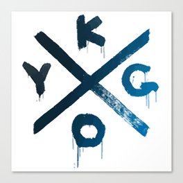 Kygo wet paint logo (fan art) Canvas Print