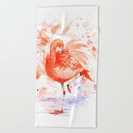 Feathery Friend Beach Towel